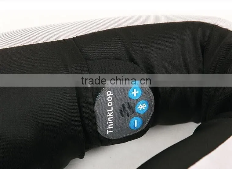 Round Portable Neck Pillow For Lunch Break/Travelling/ Neck Massage Music Pillow