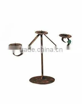 indoor standing cast iron candle holders