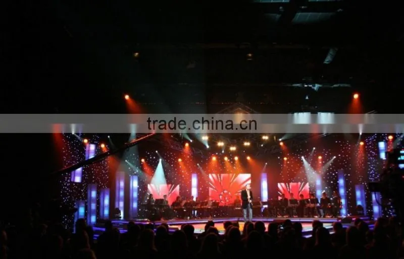 wedding DJ backdrop led star cloth