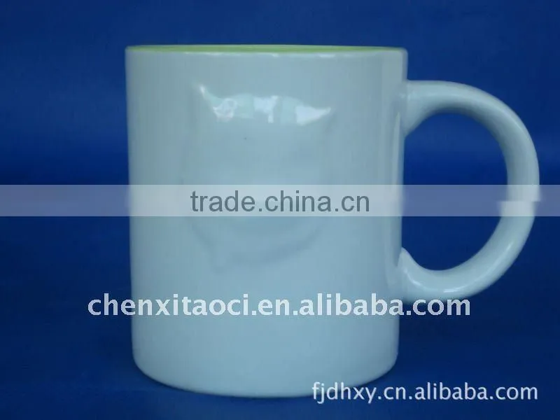 porcelain beer mug