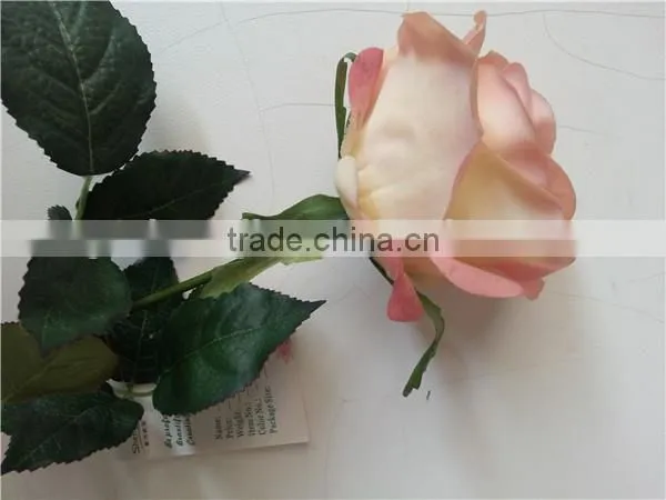 making flower silk rose artificial rose artificial royal blue rose flowers