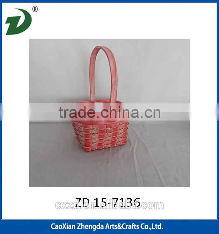 Pure handmade willow basket for picnic