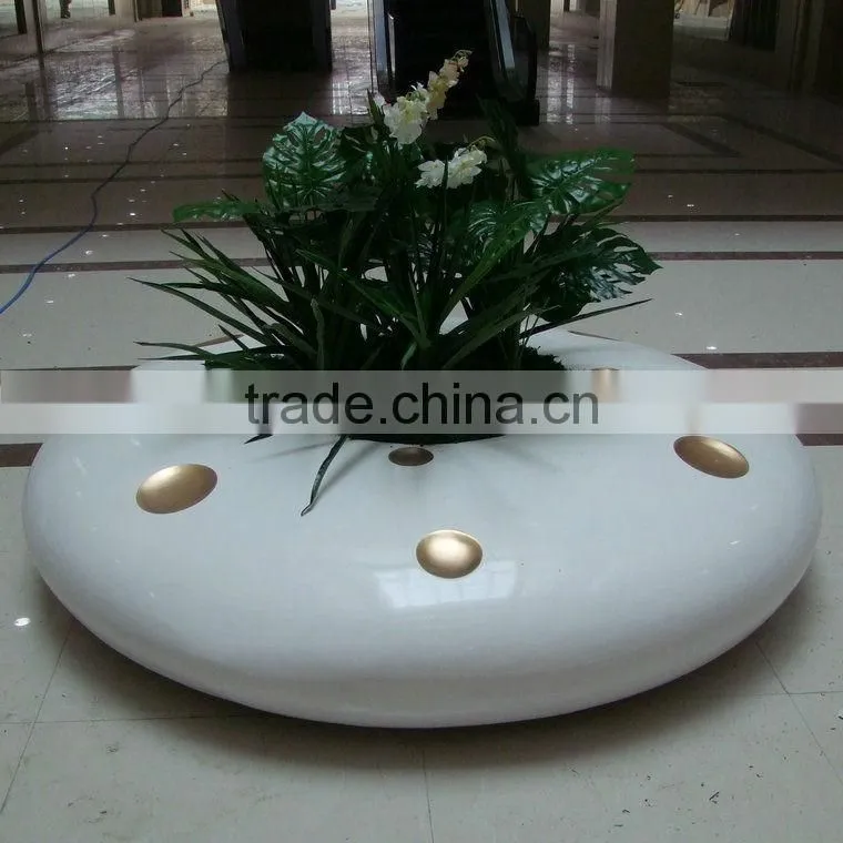 Large fiberglass planter