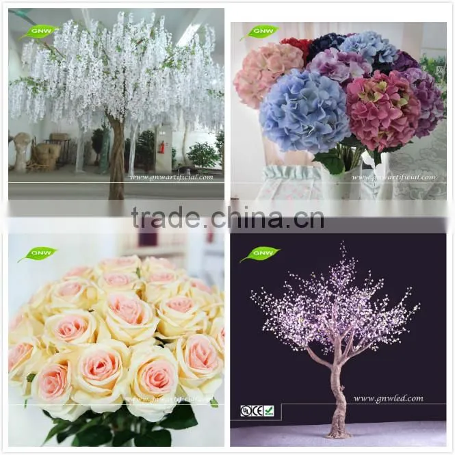BLS022 GNW 10ft white decorative tree branch for sale artificial cherry blossom tree for wedding decorations