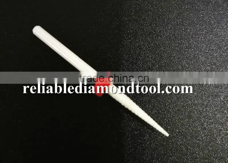 Fine Type Small Cone Head Diameter 2.0MM Polishing Drill Nail Ceramic Drill Bit