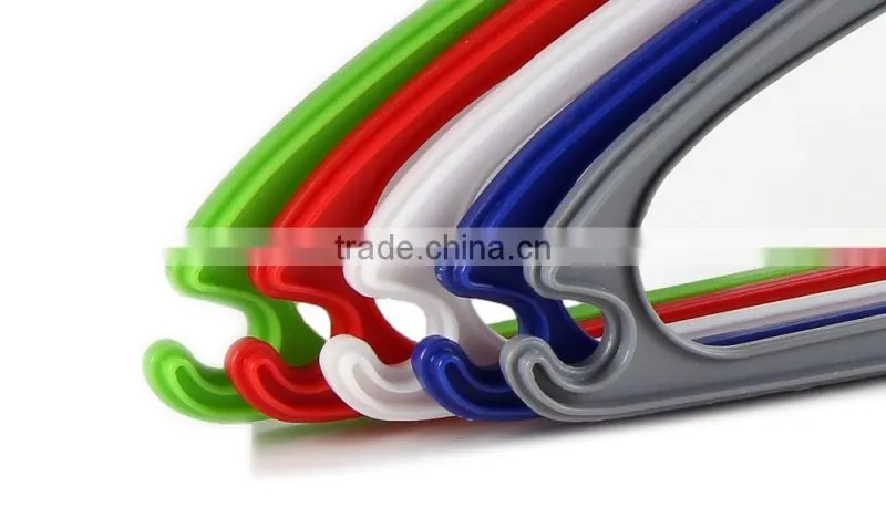 Colorful good quality plastic shop clothes hanger stand, coat hanger stand, bedroom clothes hanger stand
