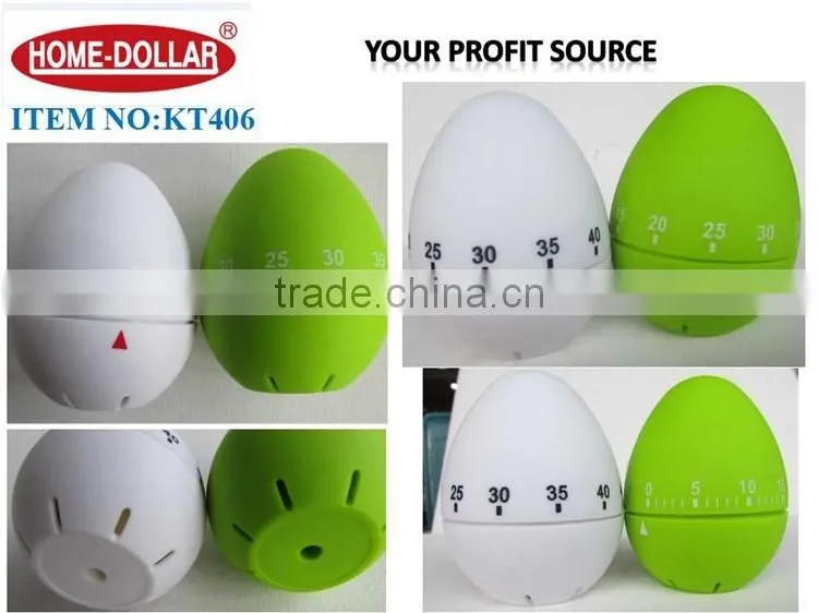 1 hour/60 minute egg shaped digital unique mechanical kitchen timer wholesale with magnet