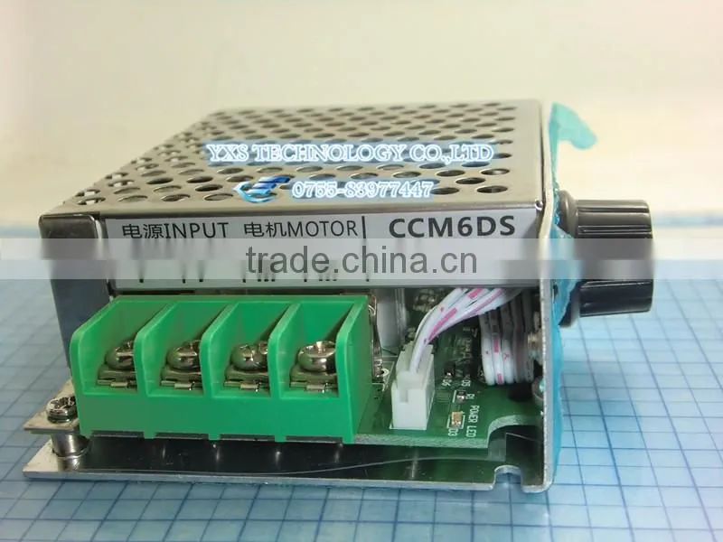 PWM DC Motor Speed Controller 12-50V 30A 500W Metal Switch Dimmer Governor