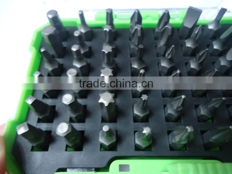 Promotional gift hand tools set 43pcs Screwdriver bits kit