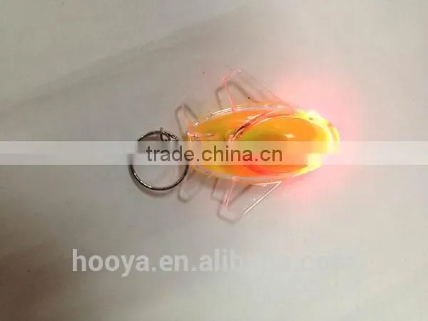 12pcs Plane Shape LED Light Key Chains