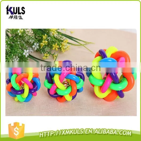 Soft Rubber Chew Ball Toy For Dogs cats Dental Bite Resistant Tooth Cleaning Dog Toy Balls for Pet toy Training balls