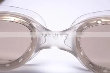 Printed logo waterproof adult advanced swimming goggle