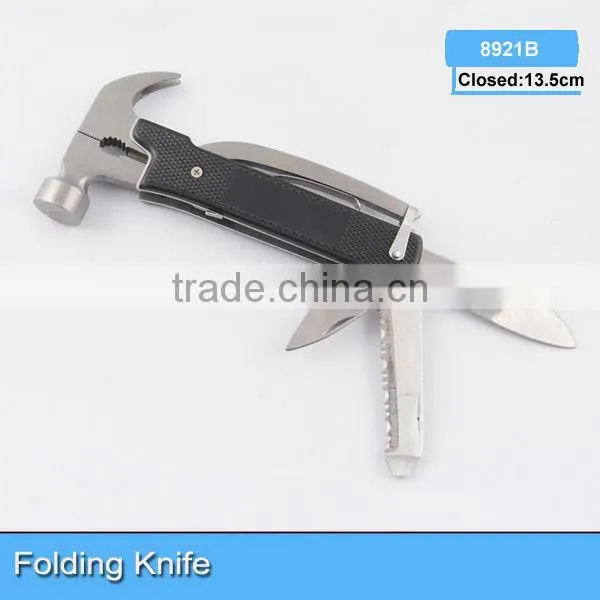 2014 New arrival multi function camping axe hammer tools 8921B