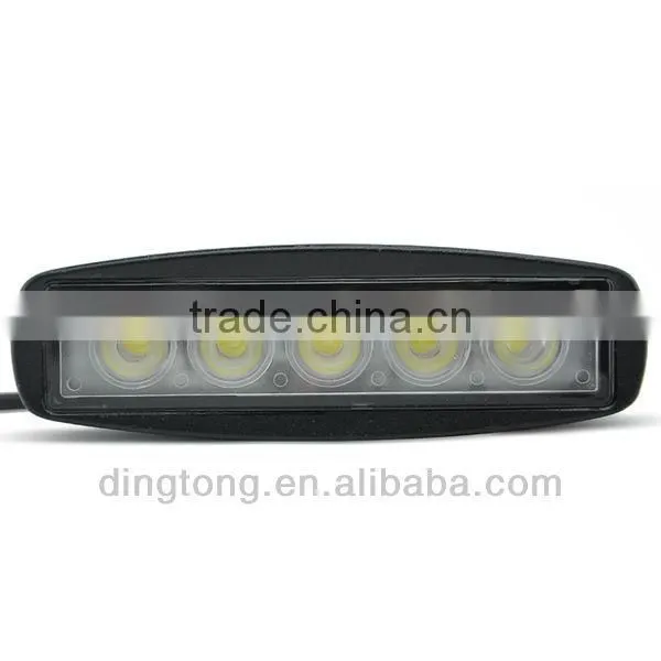 15W 12v 24v DC Off Road Waterproof Led Work Spot Light Bar