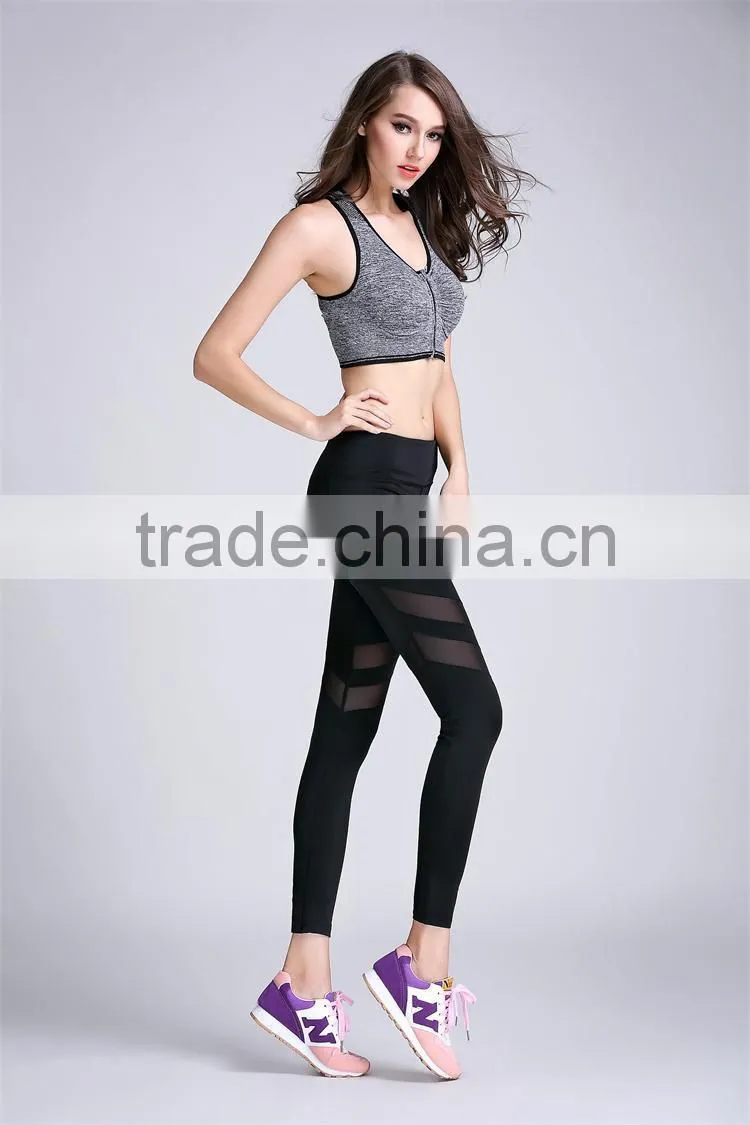 High Elastic Sport Leggings Black Womens Yoga Pants