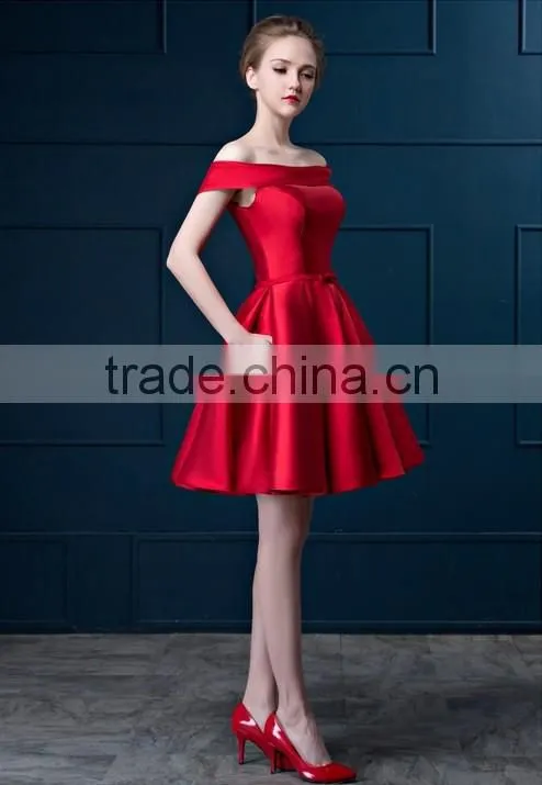satin short knee length cocktail casual dress for beach party