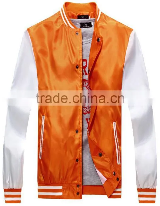 customize high quality fashion sunshine youth varsity jackets, cheap college clothing
