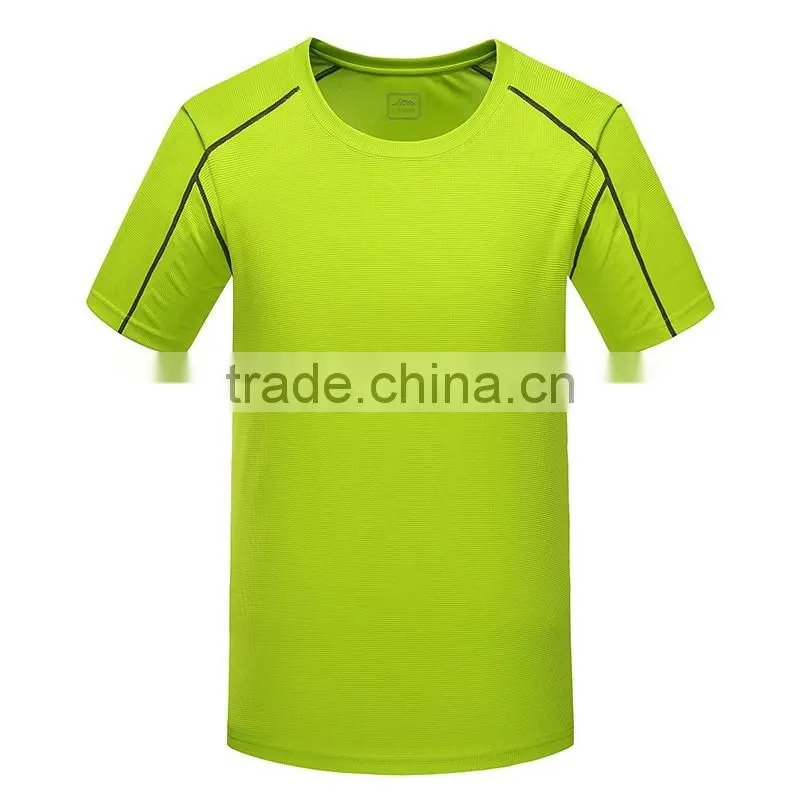hot sale plain women/ladies blank 100%polyester sport dry fit summer t-shirts