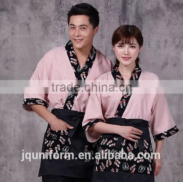 fashion design OEM service embroidery and printed logo catering uniforms ,workwear