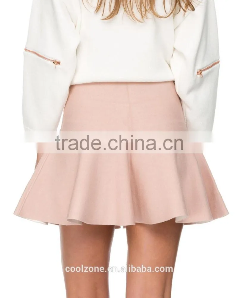 Latest fashion skirts design mid-rise waist mini skirt hot skirts