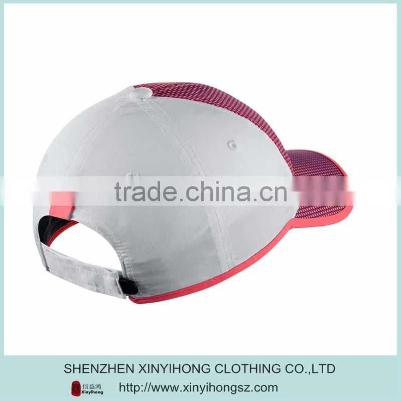 breathable golf caps/running sports caps with customized embroidery logo
