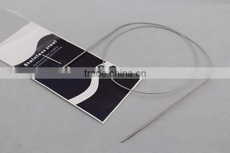 Hot Sale 11 Size 80 Length Stainless Steel Circular Knitting Needles