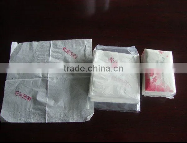 Full automatic napkin paper embossing folding machine