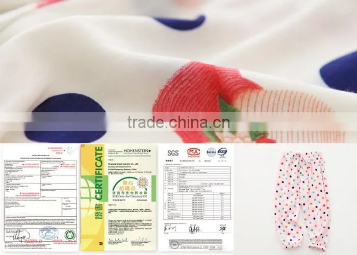 Children Summer Soft Print Rayon Casual Trousers