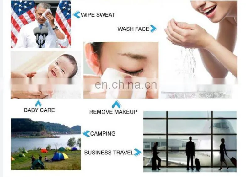 100%rayon mini coin compressed Tablet tissue/coin magic mini tissue
