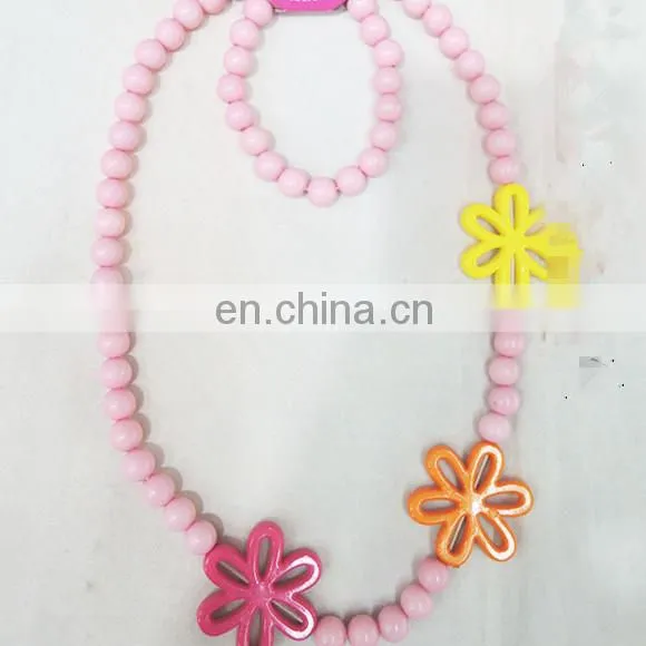 cheap Plastic Beaded plastic kis jewelry