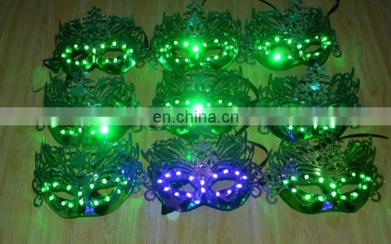 Sexy led mask for Masquerade ball,led facial mask for Halloween