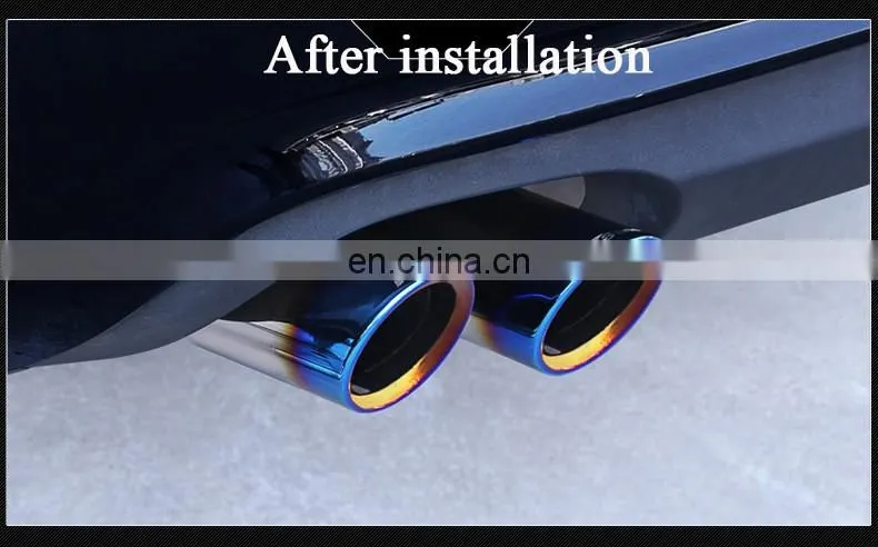 A6L exhaust tip Q3Q5Q7A3A5 original exhaust pipe modified A4L exhaust tip