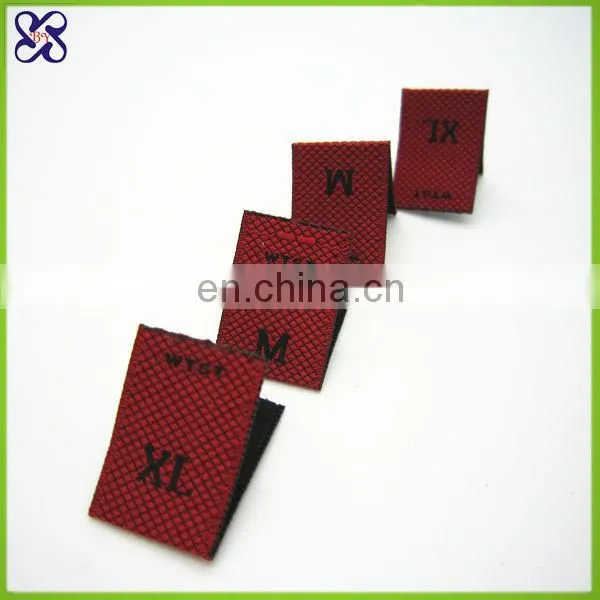 cheap well touch main label size woven label