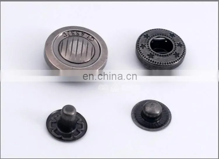 Zinc Alloy Cap Snap Buttons BM10797