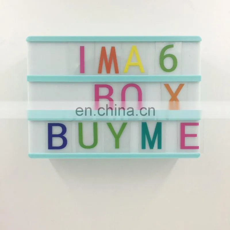 A6 Size DIY Advertising LED Light Box for Home Office Decoration