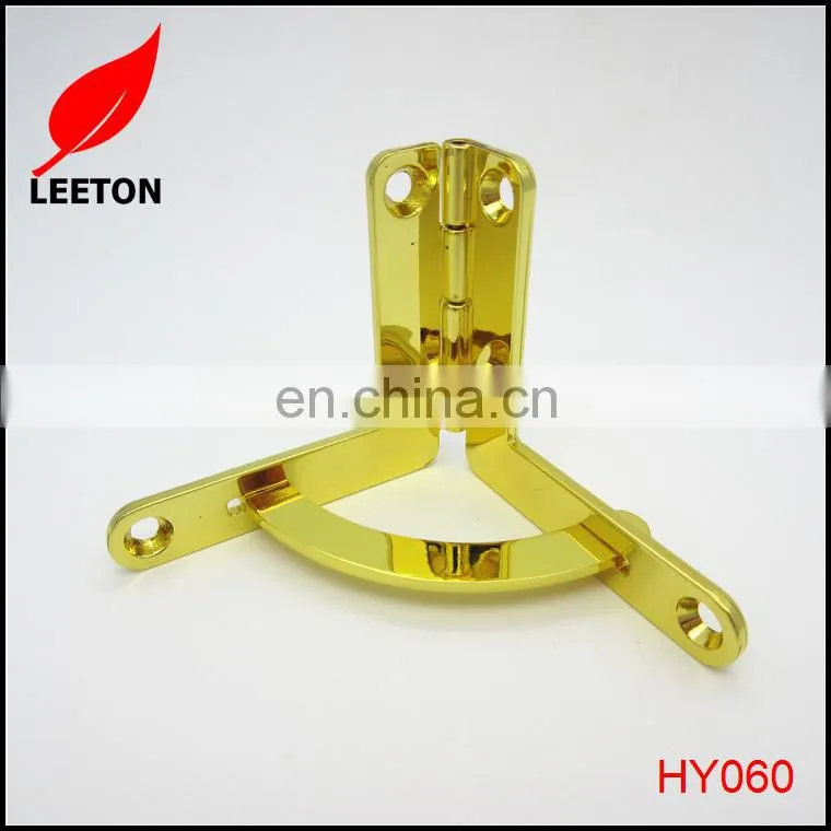 China manufacturer zinc alloy gold quadrant hinge for wooden box