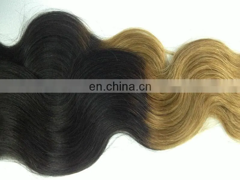 New Arrive 5A Two Tone Hair Brazilian Brown Hair Blonde Highlights