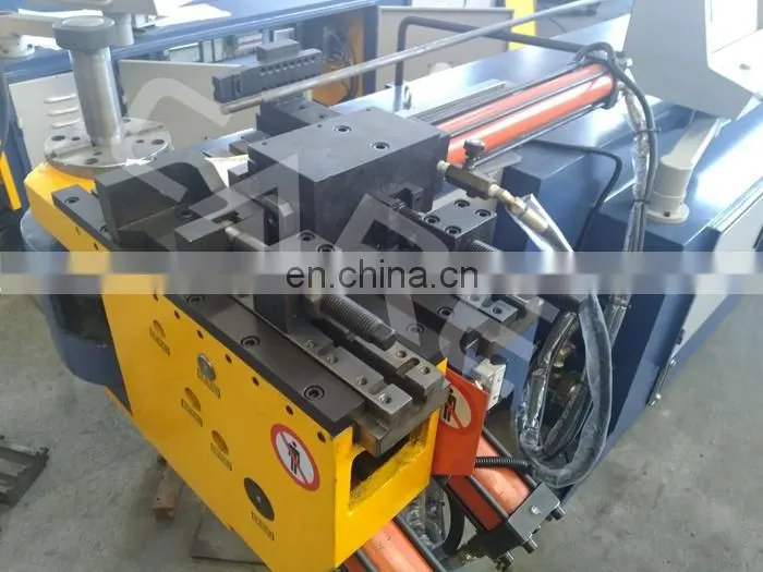 DW50NC Manual feeding hydraulic stainless steel pipe tube bending machine with mandrel ball