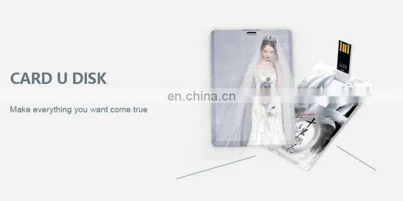 Promotional USB Card Custom Logo Giveaway Full Color Print Credit Card Flash Drive