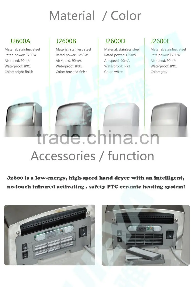 sensor toilet hand dryer automatic hand dryer