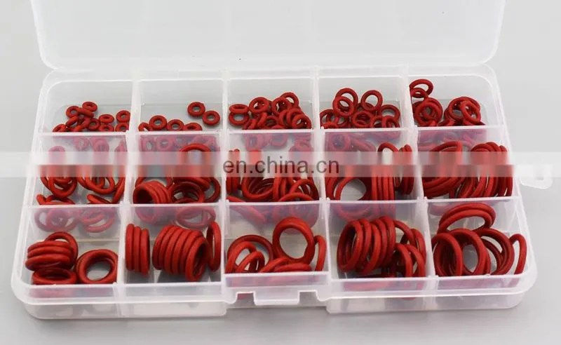 Accept Custom Rubber Silicone O Ring Set NBR FKM FFKM EPDM HNBR Kit Orings VMQ Buna Nitrile FPM Oring Box with High Quality