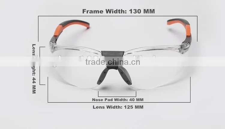 Custom brands machine welding goggle clear lens color dustproof eye glasses