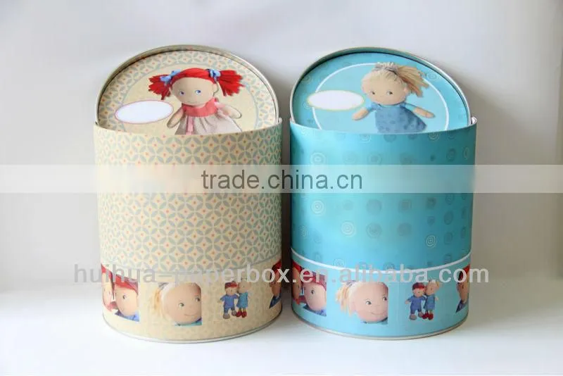 Gift Packaging Paper Round Box