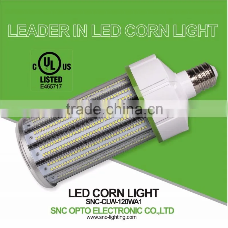 UL CUL Listed Dustproof LED Corn Light 120w for Street Lighting