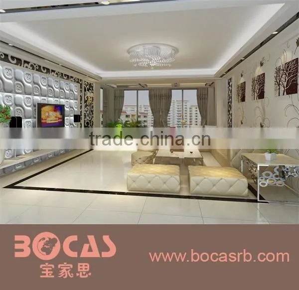 3d home /hotel/ktv Decor Art Textured recycled plastic insulated interior wall panel