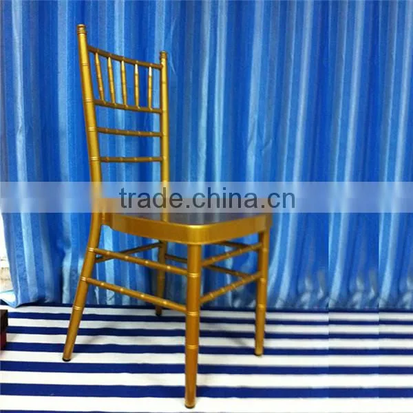 Sample classic design colorful Aluminum dining/restaurant chair