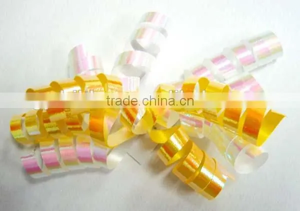 Curly Gift Bows Sheer Ribbon for Decoration/High Quality Handmade Gift bows,organza bow