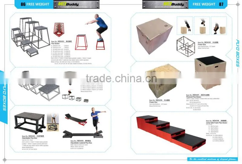 Crossfit new products adjustable safest soft plyo boxes
