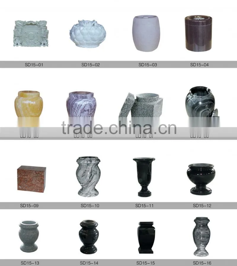 Factory Cheap Price Monument Series Granite Vase