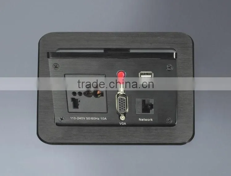Intelligent Air Support Type 3 Pin Desktop Socket for Office